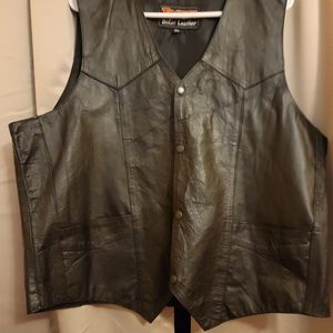 Event leather vest